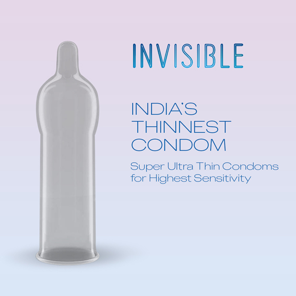 Picture of Durex Invisible Super Ultra Thin Condoms for Men 3's